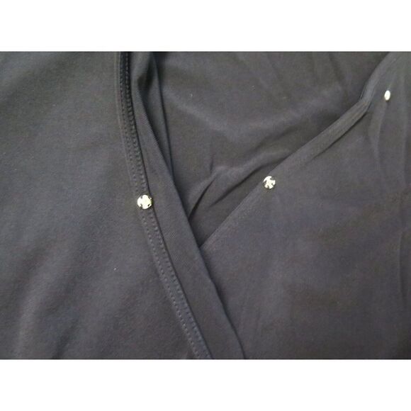 Michael Michael Kors Women's Sz XS Black Long Sleeve Blouse w/Gold Studs $98+ - Picture 10 of 10